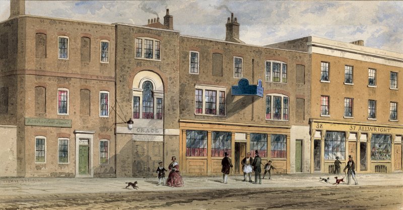 Rochester Row autorstwa Thomas Hosmer Shepherd