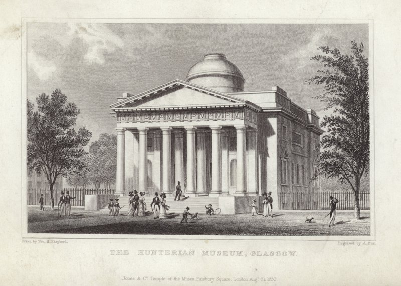 Muzeum Hunterian, Glasgow autorstwa Thomas Hosmer Shepherd