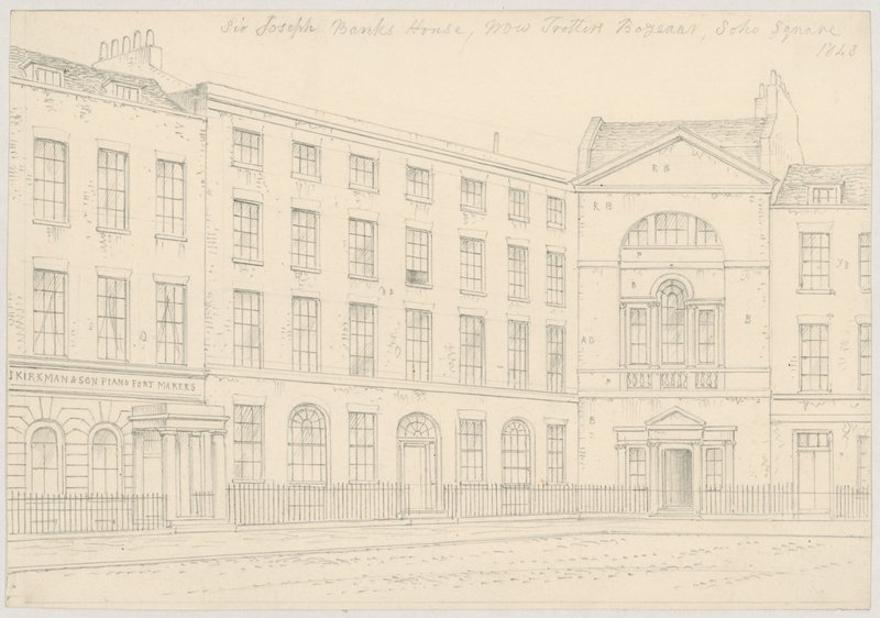 Bazar Trottera, Plac Soho autorstwa Thomas Hosmer Shepherd