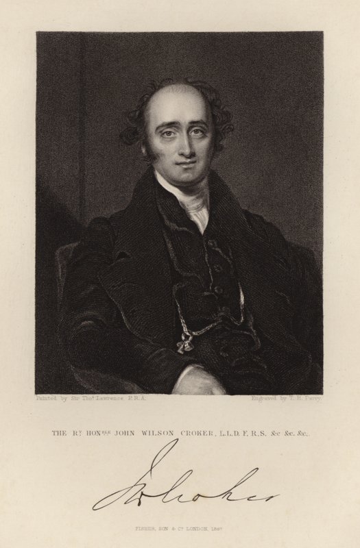 John Wilson Croker autorstwa Thomas Lawrence