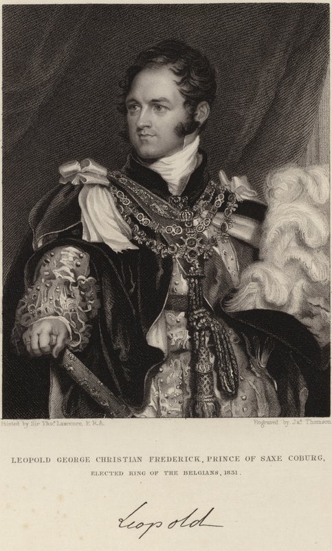 Król Belgii Leopold I autorstwa Thomas Lawrence