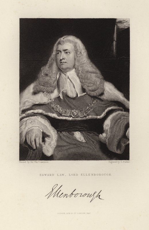 Lord Ellenborough autorstwa Thomas Lawrence