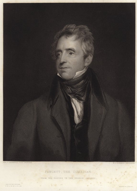 Portret Johna Fawcetta autorstwa Thomas Lawrence