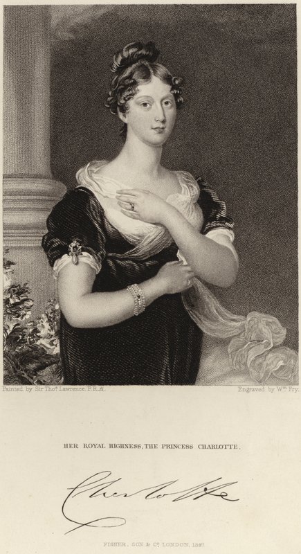 Księżniczka Charlotte Walii autorstwa Thomas Lawrence