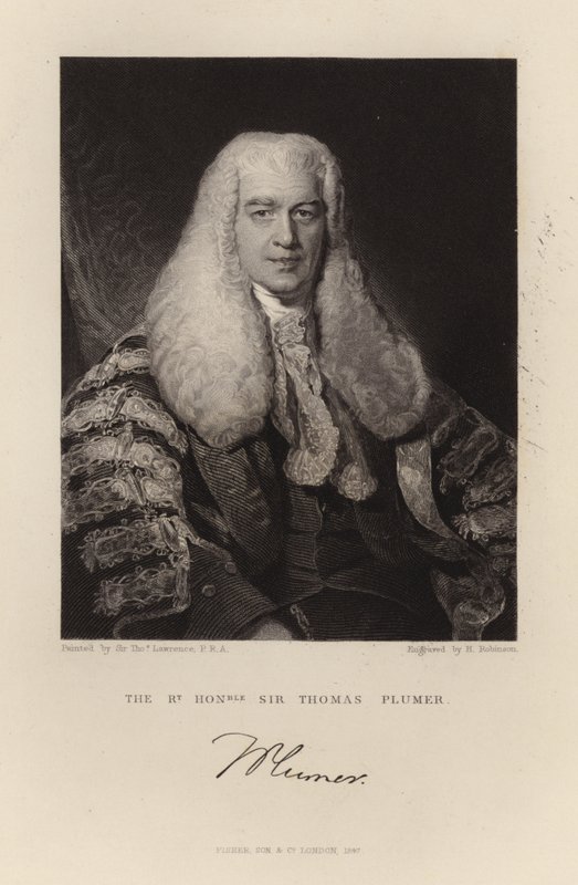 Sir Thomas Plumer autorstwa Thomas Lawrence