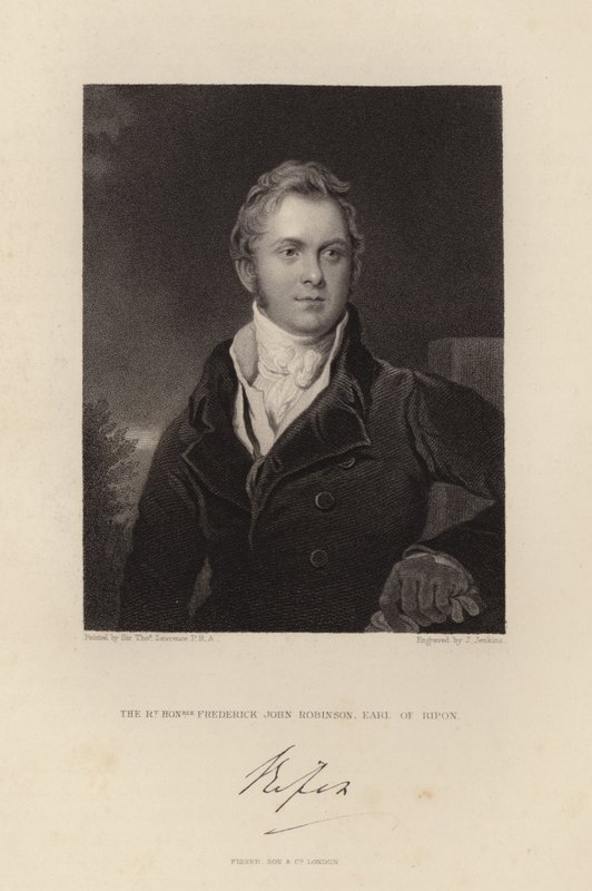 Wielce Szanowny Fryderyk John Robinson autorstwa Thomas Lawrence