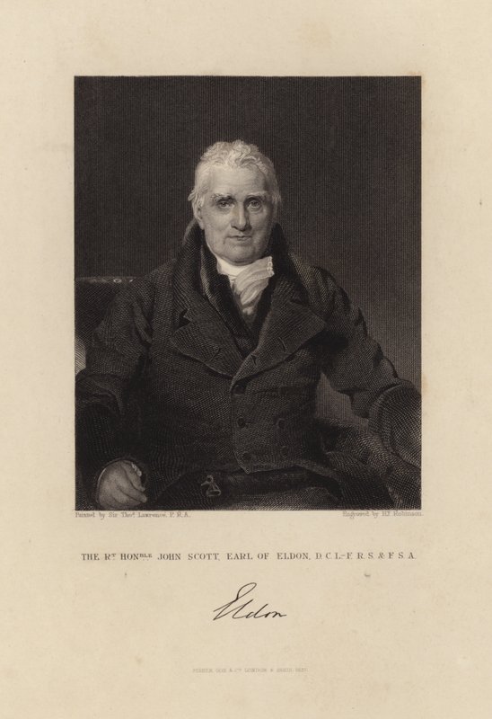 Szanowny John Scott Earl of Eldon autorstwa Thomas Lawrence