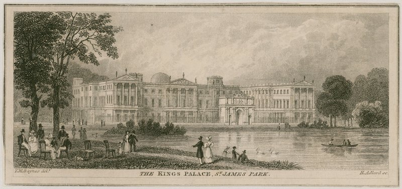 Pałac Buckingham autorstwa Thomas Mann Baynes
