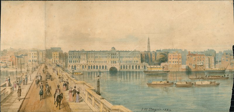 Panorama Tamizy, strona północna, w 13 częściach autorstwa Thomas Mann Baynes