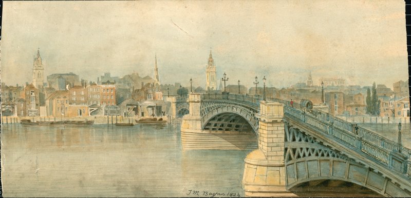 Panorama Tamizy, strona północna, w 13 częściach autorstwa Thomas Mann Baynes