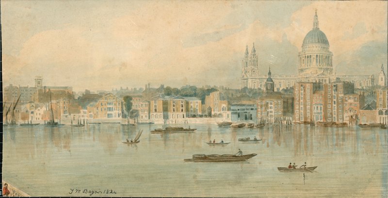 Panorama Tamizy, strona północna, w 13 częściach autorstwa Thomas Mann Baynes