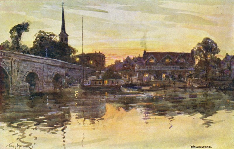 Tamiza: Wallingford (litografia kolorowa) autorstwa Thomas Maybank