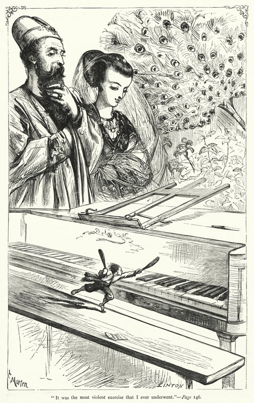 Ilustracja do Podróży Guliwera autorstwa Jonathana Swifta (rycina) autorstwa Thomas Morten