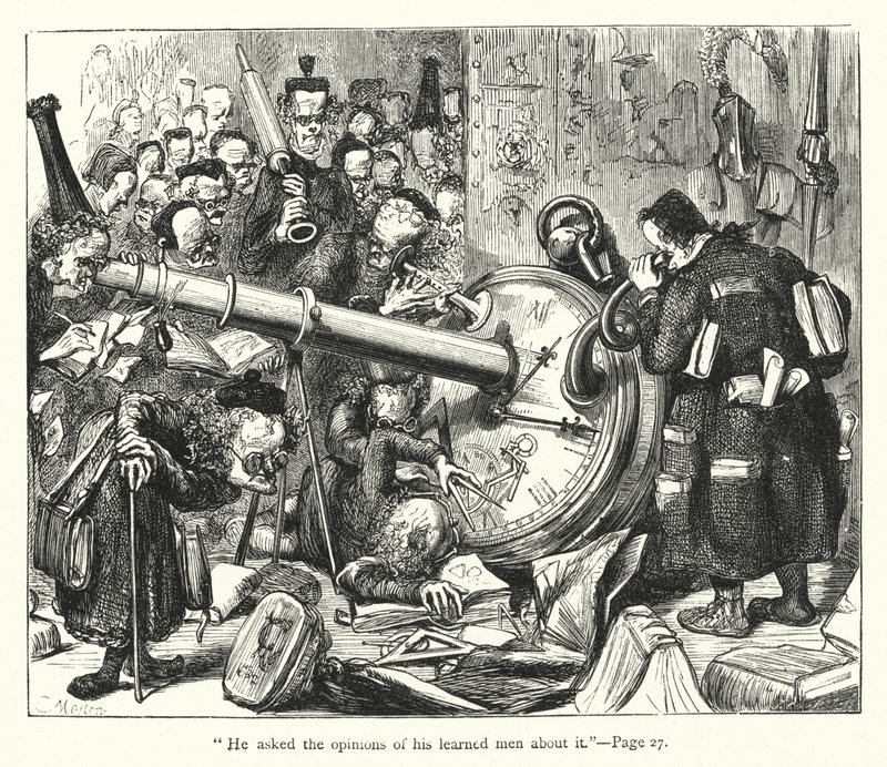 Ilustracja do Podróży Guliwera autorstwa Jonathana Swifta (rycina) autorstwa Thomas Morten