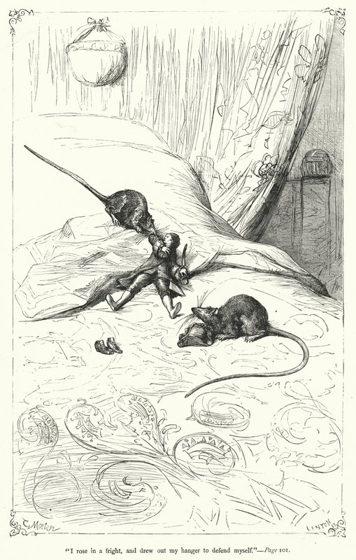 Ilustracja do Podróży Guliwera autorstwa Jonathana Swifta (rycina) autorstwa Thomas Morten