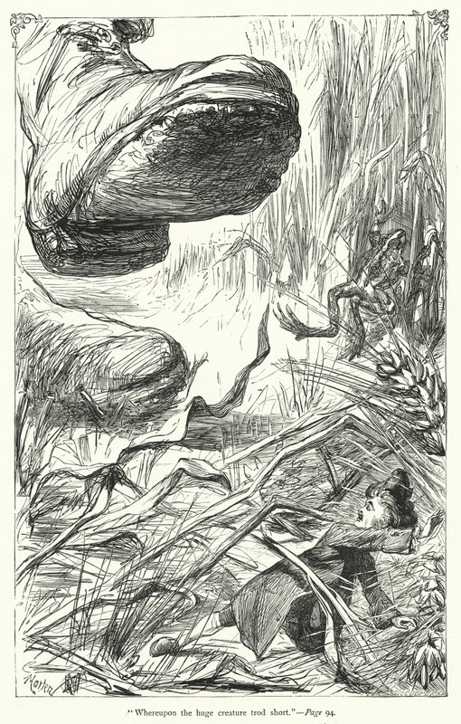 Ilustracja do Podróży Guliwera autorstwa Jonathana Swifta (rycina) autorstwa Thomas Morten