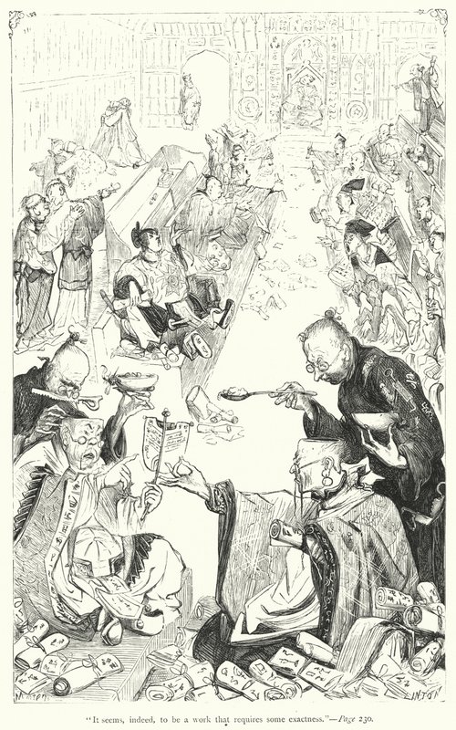 Ilustracja do Podróży Guliwera autorstwa Jonathana Swifta (rycina) autorstwa Thomas Morten