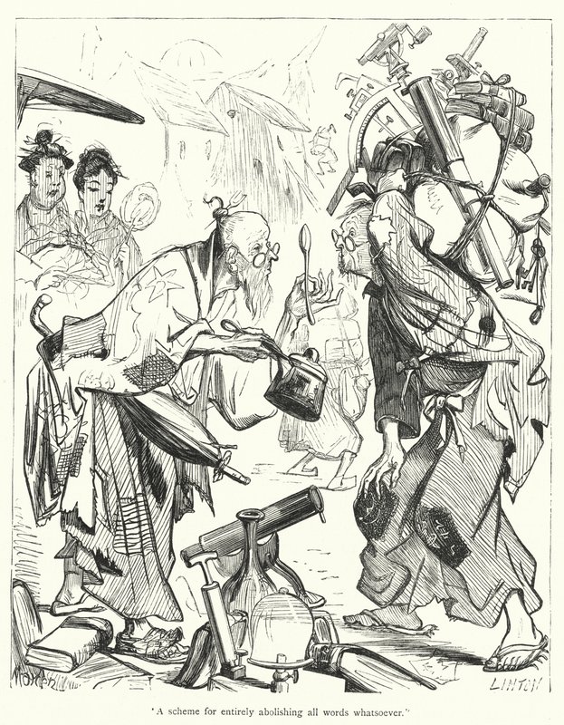 Ilustracja do Podróży Guliwera autorstwa Jonathana Swifta (rycina) autorstwa Thomas Morten