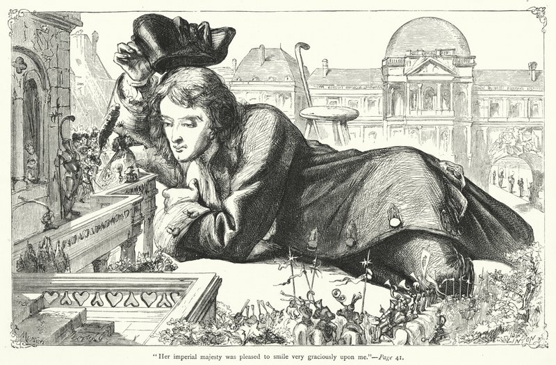 Ilustracja do Podróży Guliwera autorstwa Jonathana Swifta (rycina) autorstwa Thomas Morten