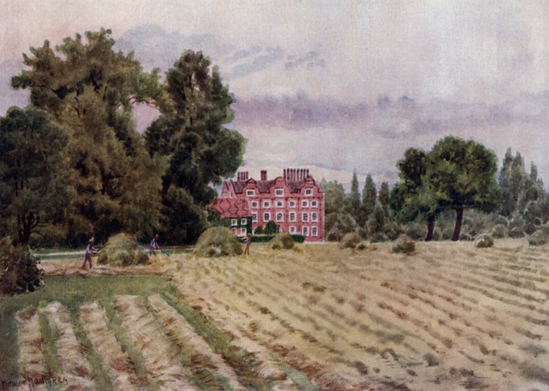 Ogrody Kew: Pałac (kolor lito) autorstwa Thomas Mower Martin