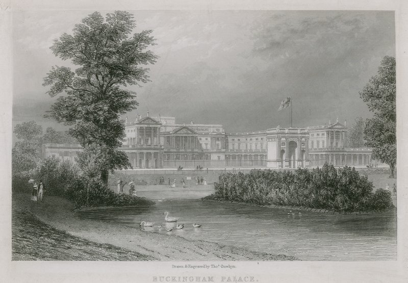 Pałac Buckingham autorstwa Thomas Onwhyn