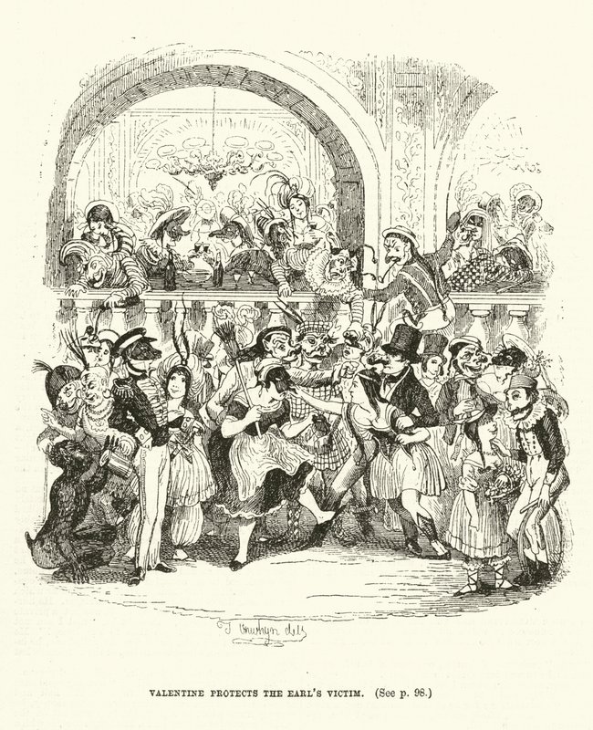 Ilustracja do Valentine Vox (grafika) autorstwa Thomas Onwhyn