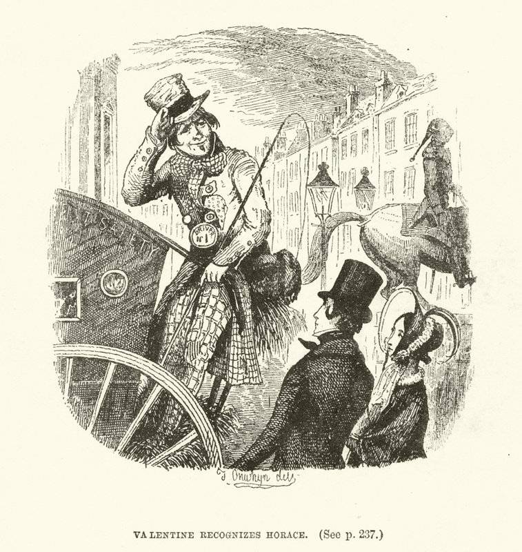 Ilustracja do Valentine Vox (grafika) autorstwa Thomas Onwhyn