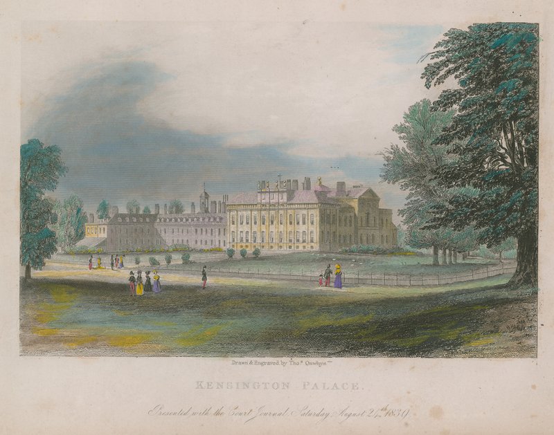 Pałac Kensington, Londyn autorstwa Thomas Onwhyn