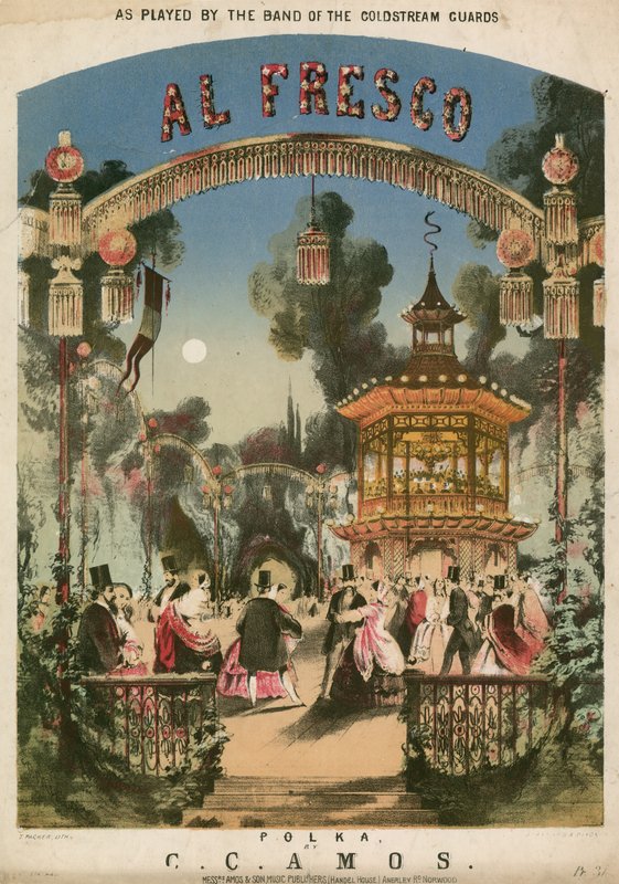 Al Fresco Polka, partytura muzyczna autorstwa Thomas Packer