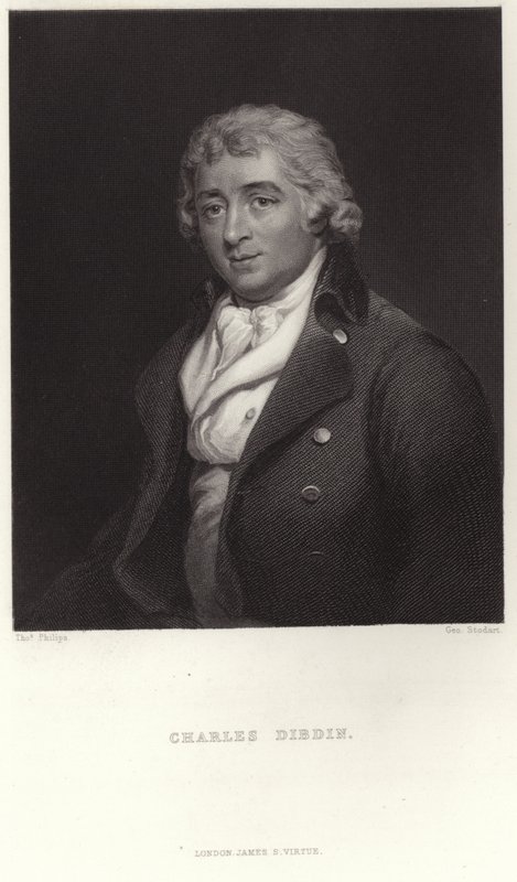 Portret Karola Dibdina autorstwa Thomas Phillips