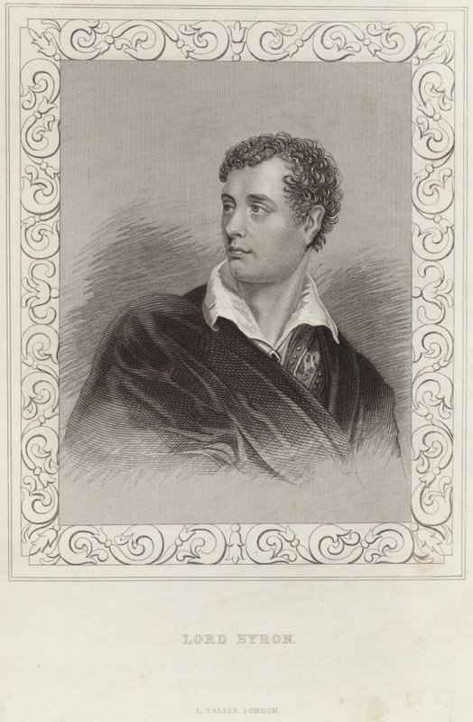 Portret Lorda Byron autorstwa Thomas Phillips