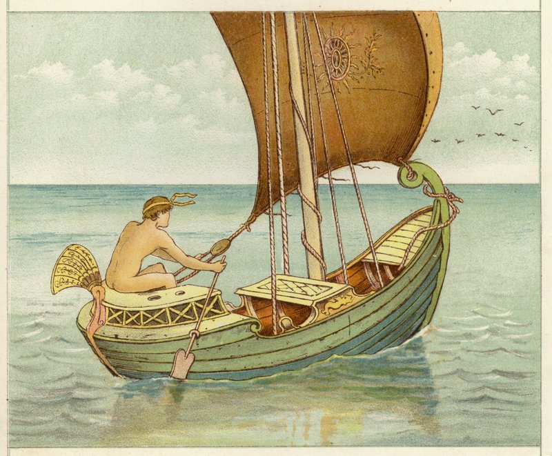 Żeglarstwo Perseusz (kolor lito) autorstwa Thomas Ralph Spence