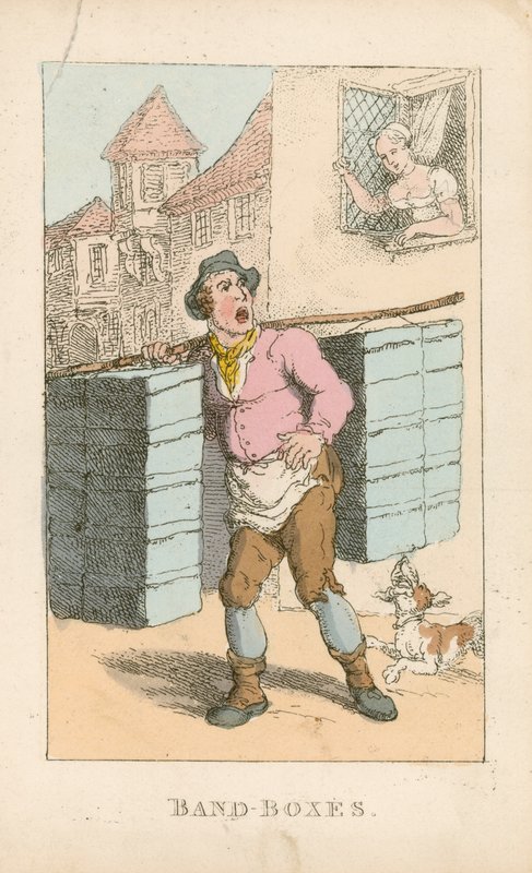 Pudełka na opaski autorstwa Thomas Rowlandson