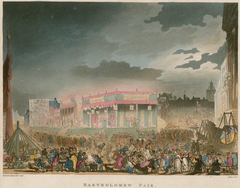 Bartłomiej Jarmark autorstwa Thomas Rowlandson