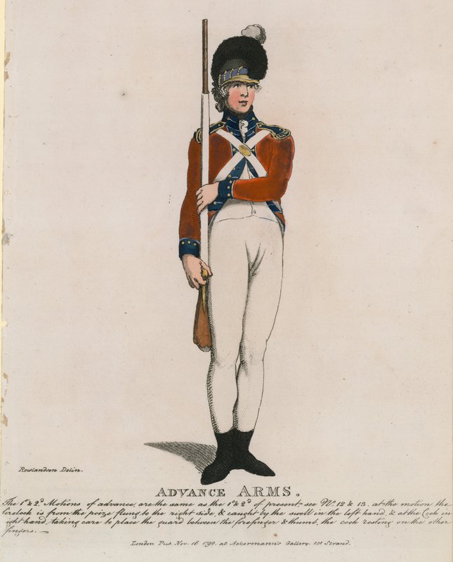 Stowarzyszenie Clerkenwell: Advance Arms autorstwa Thomas Rowlandson