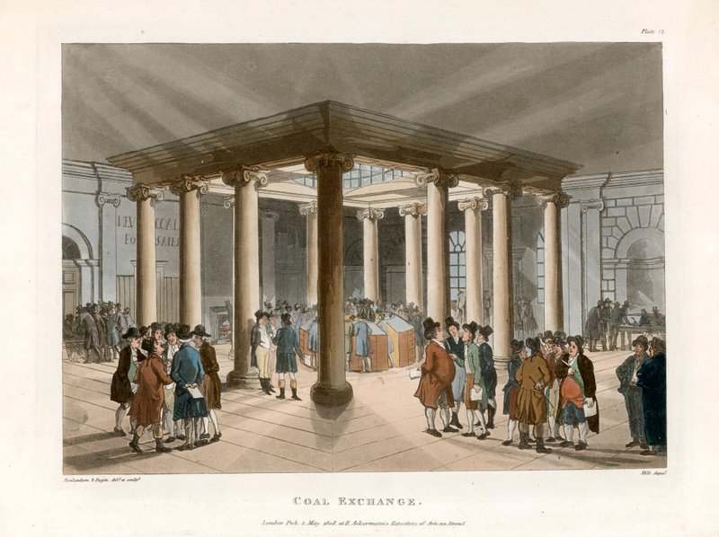 Giełda Węgla autorstwa Thomas Rowlandson