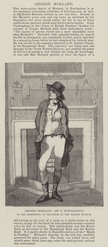 George Morland autorstwa Thomas Rowlandson