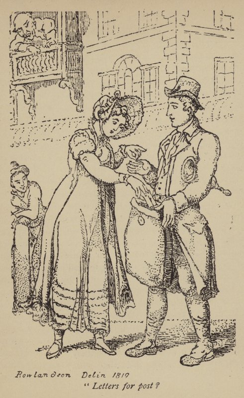 Listy na pocztę? autorstwa Thomas Rowlandson