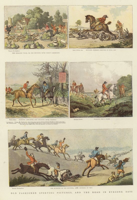 Staroświeckie zdjęcia sportowe autorstwa Thomas Rowlandson