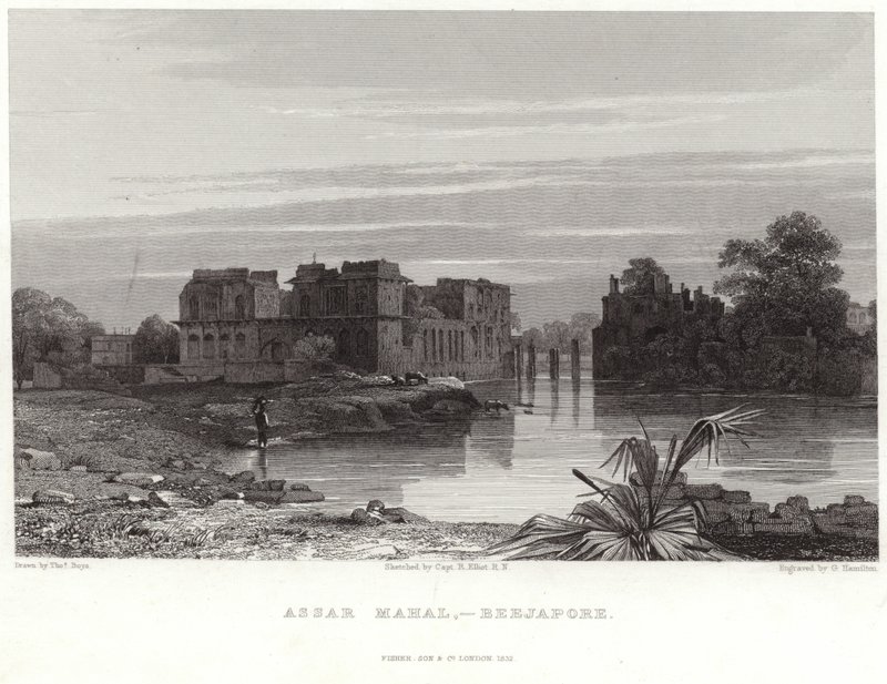 Asar Mahal w Bijapore autorstwa Thomas Shotter Boys