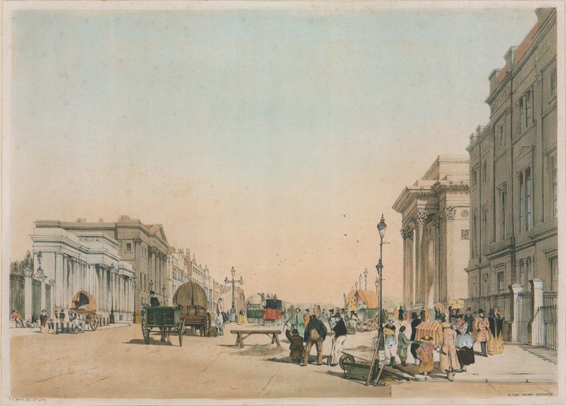 Hyde Park Corner, Londyn autorstwa Thomas Shotter Boys