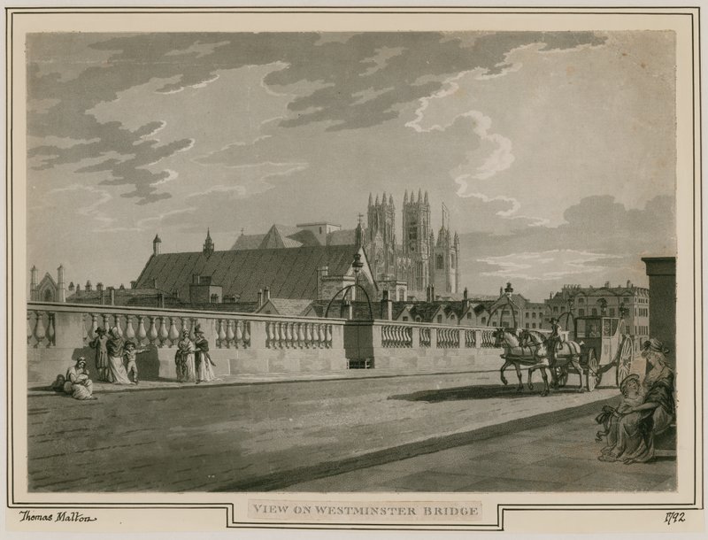 Widok na Most Westminsterski autorstwa Thomas Snr. Malton