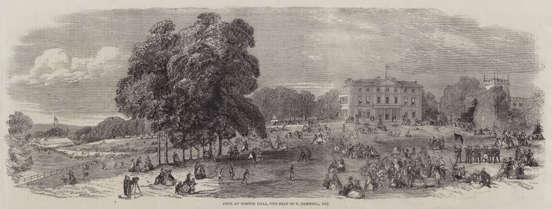 Fete w Norton Hall, siedzibie C Cammell, Esquire autorstwa Thomas Sulman