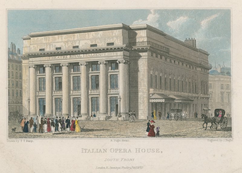 Opera Włoska, Front Południowy, Londyn autorstwa Thomas Talbot Bury