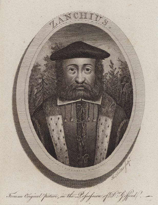 Girolamo Zanchi, włoski duchowny reformacji protestanckiej (grafika) autorstwa Thomas Trotter
