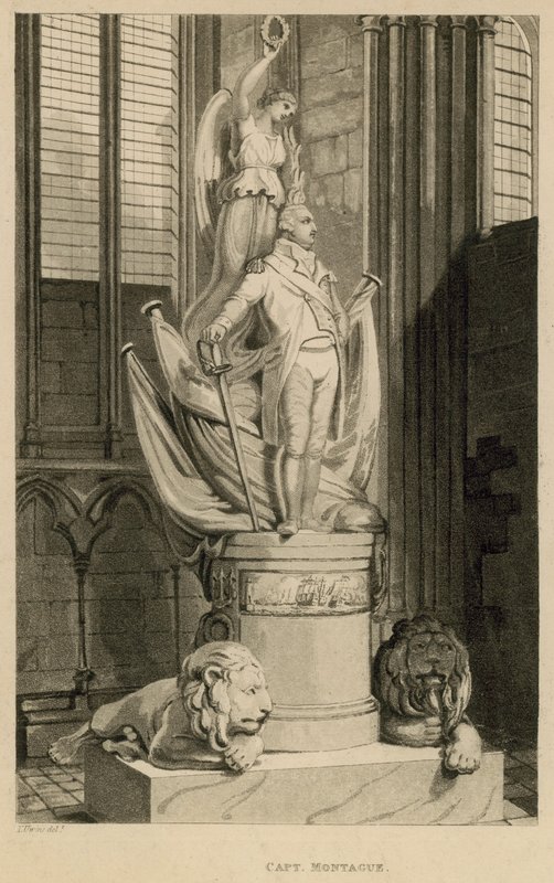 Pomnik kapitana Montague, Westminster Abbey, Londyn autorstwa Thomas Uwins