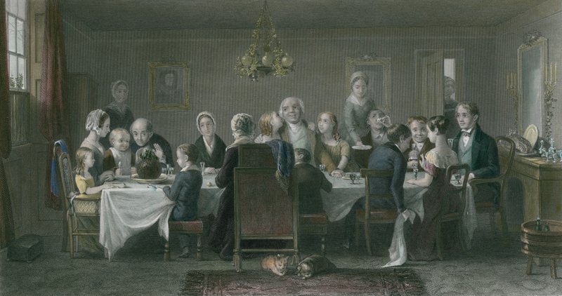 Świąteczny Pudding autorstwa Thomas Webster