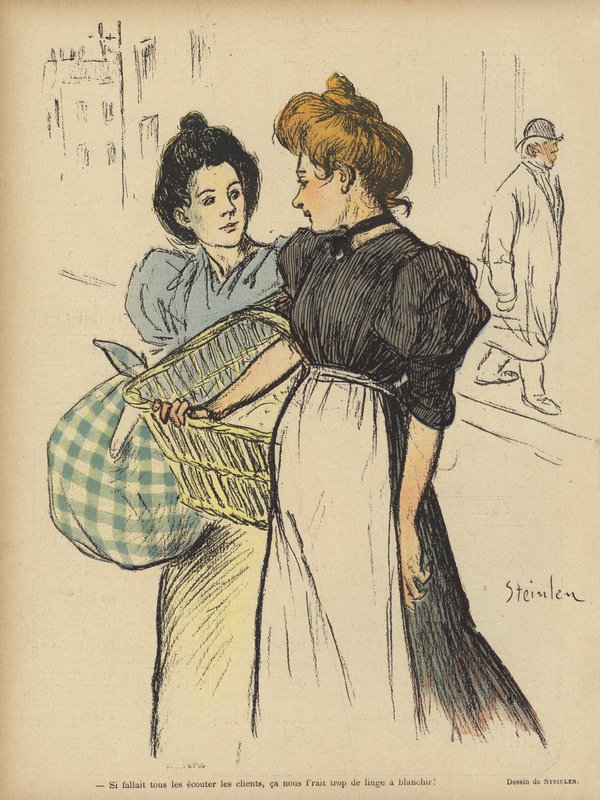 Ilustracja do Le Rire autorstwa Théophile Alexandre Steinlen