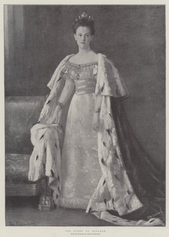 Królowa Holandii autorstwa Thérèse Schwartze