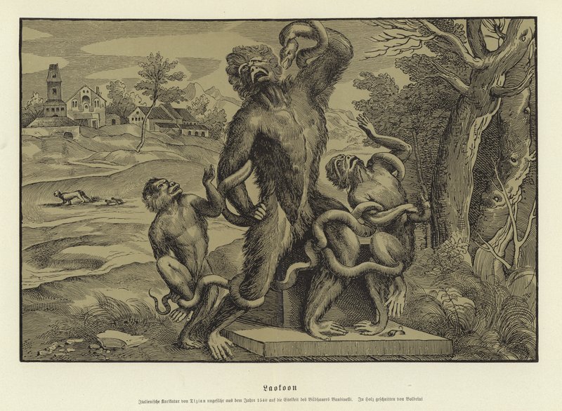 Laocoon autorstwa Tiziano Vecelli